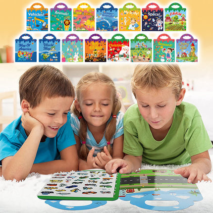 Reusable Sticker Book for Kids, Sticker Scenes for Toddlers – image 4