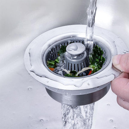 Pop Up Sink Stopper, Stainless Steel Sink Filter with Odor Seal Ring – image 5