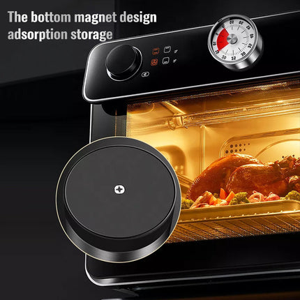 Countdown Timer, Mechanical Kitchen Timer with Magnetic Back and Bell
