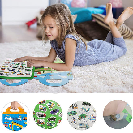 Reusable Sticker Book for Kids, Sticker Scenes for Toddlers – image 7