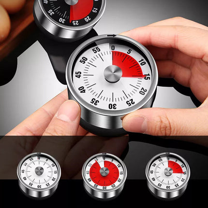 Mechanical Kitchen Timer with Magnetic Back and Bell – image 10