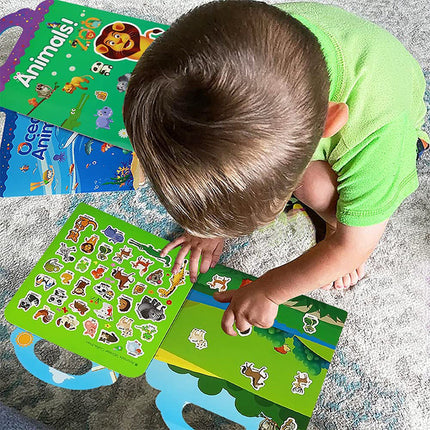 Reusable Sticker Book for Kids, Static Window Clings – image 11