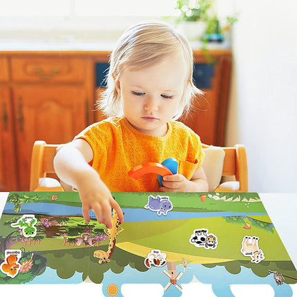 Reusable Sticker Book for Kids, Animal Stickers and Dinosaur Stickers – image 12