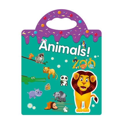 Reusable Sticker Book for Kids, Static Window Clings – image 26