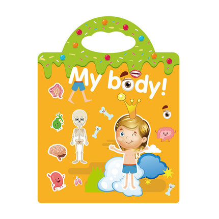 Reusable Sticker Book for Kids, Static Window Clings – image 29