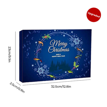 Fishing Advent Calendar, 24 Day Christmas Advent Calendar with Fishing Baits and Hooks – image 16
