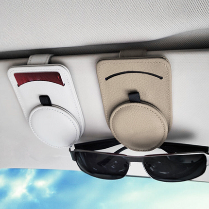 Car Glasses Holder Clip for Sun Visor | Compact Eyeglasses and Document Organizer for Easy Access
