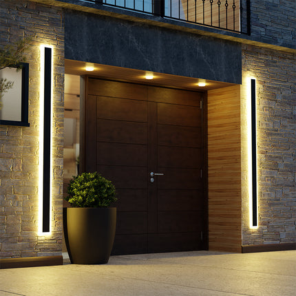 Outdoor Light Fixture, Modern Linear LED Outdoor Wall Light – image 4