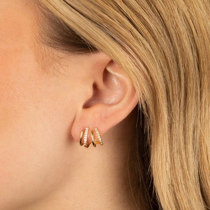 Hypoallergenic Earrings for Women, Twisted Stud Earrings for Sensitive Ears – image 4