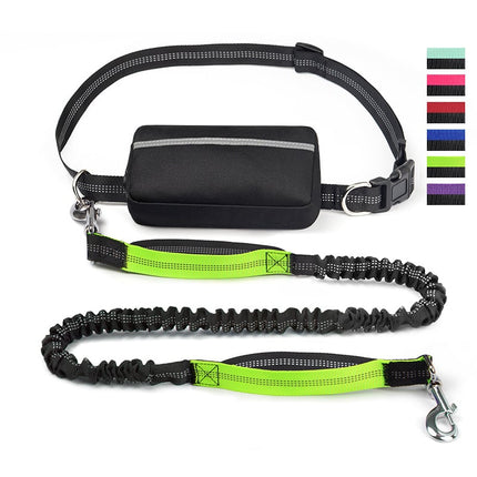 Hands Free Dog Leash, Waist Dog Leash with Belt and Bag – image 37
