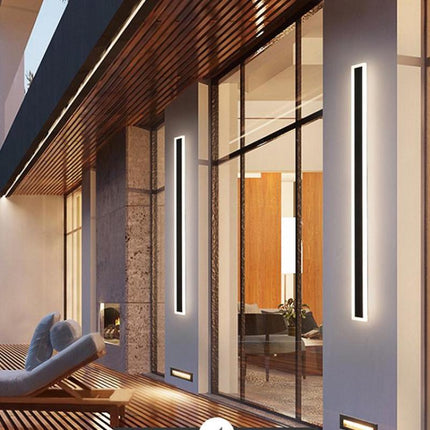 Outdoor Light Fixture, Modern Linear LED Outdoor Wall Light – image 14