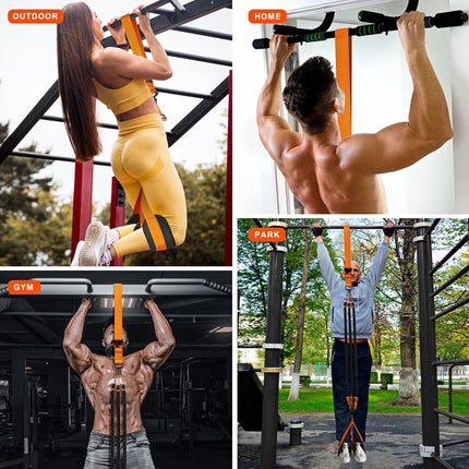 Resistance Bands for Pull Ups, Home Gym Equipment for Upper Body Workout – image 7