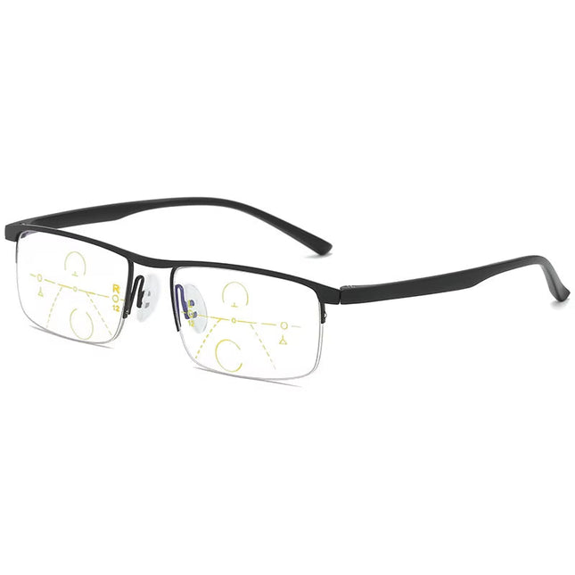Blue Light Blocking Glasses, Progressive Reading Glasses for Men and Women, Anti Glare Glasses and Photochromic Readers