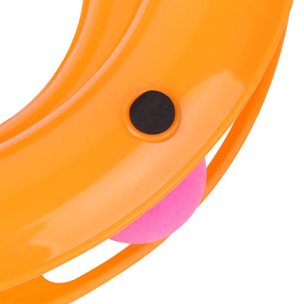 Triple-Level Cat & Dog Toy with Interactive Colorful Balls | Engaging Play Station for Training and Fun