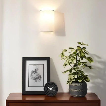 Linen Glow Wall Light with Remote Control & Dimmable Feature | Cordless Ambient Lighting for Relaxation and Decor
