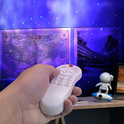 Galaxy Projection Light with 13 Ultra HD 4K Films | Rocket-Shaped Night Light for Stunning Cosmic Experiences