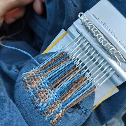 Weaving Loom Kit, Darning Loom for Mending Socks and Clothes – image 11