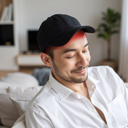 Red Light Therapy Hair Growth Cap with Adjustable Fit | Stimulate Follicles for Fuller, Healthier Hair in 10 Minutes a Day