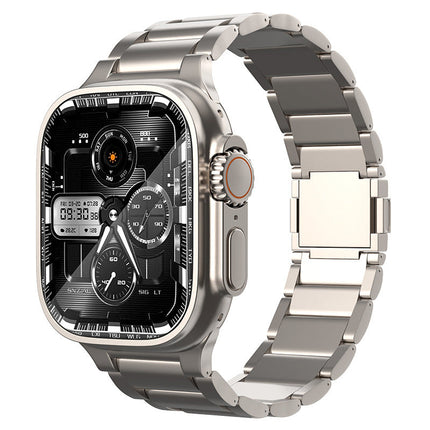 Titanium Apple Watch Band, Magnetic Apple Watch Ultra Band for Ultra 2 and Series 3-10, Metal iWatch Band