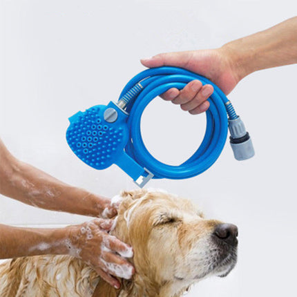 Pet Bathing Massager Tool with Full-Coverage Spray | Stress-Free Grooming for Dogs, Cats, and Horses