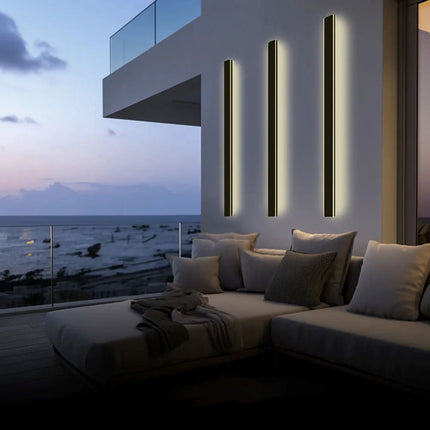 Outdoor Lights, Modern Outdoor Wall Light with Linear LED Design – image 16