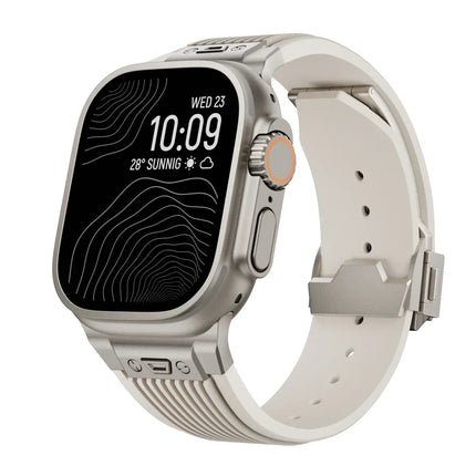Apple Watch Bands, Silicone Band for Apple Watch Ultra and Series, Soft Apple Watch Strap with Folding Clasp – image 36