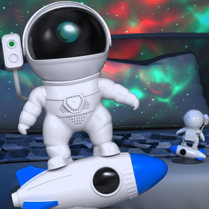 Galaxy Projection Light with 13 Ultra HD 4K Films | Rocket-Shaped Night Light for Stunning Cosmic Experiences