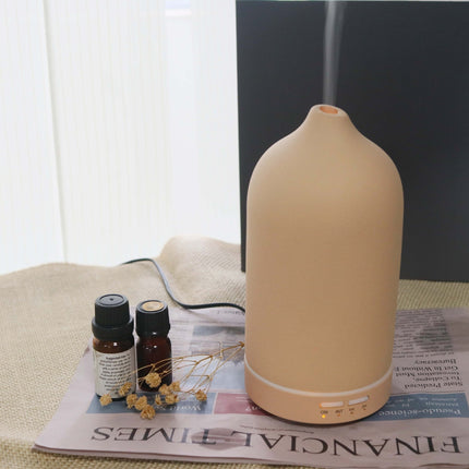 Ceramic Aroma Diffuser with Ultrasonic Technology | 100ml Humidifier for Relaxing Air Quality Improvement
