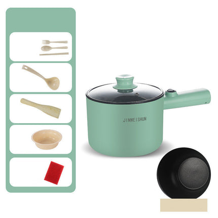 Portable Mini Electric Hot Pot with Keep-Warm Function | Stainless Steel Kitchen Cooker for Steaming and Boiling