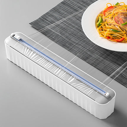 Magnetic Plastic Wrap Dispenser with Slide Cutter for Refrigerator, Kitchen Accessories and Kitchen Gadgets