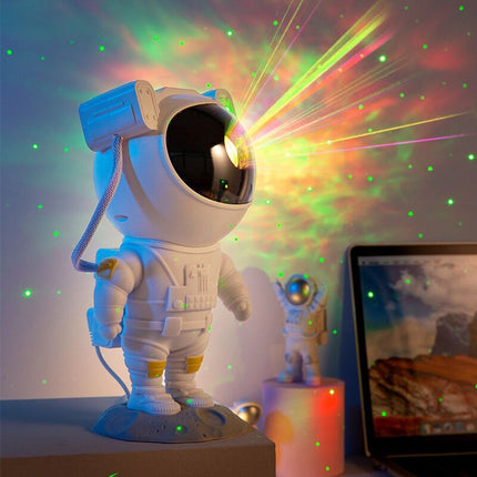 Astronaut Star Projector Lamp with Adjustable Nebula Effects | Dual Lighting for a Customized Starry Night Experience
