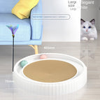 White and Cat Teaser Stick / L