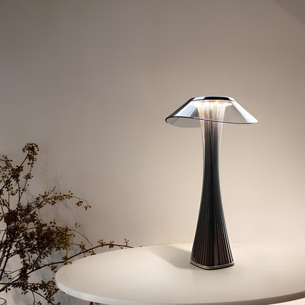 Sculpted Flare Lamp with Rechargeable Battery & Dimmable Function | Elegant Lighting for Any Room
