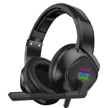 RGB Light Subwoofer Wired Headphones with USB Connector | Superior Sound Quality and Comfortable Fit for Music Lovers