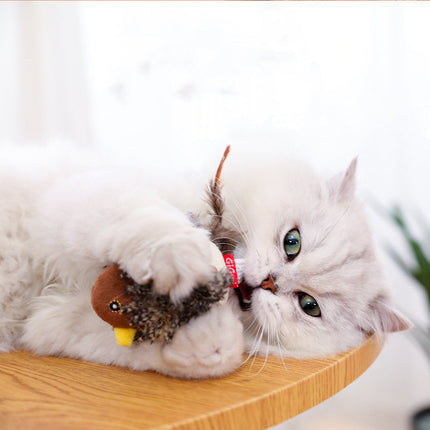 Simulation Bird Electric Molars for Cats with Realistic Sounds | Engaging Toy for Mental Stimulation and Exercise