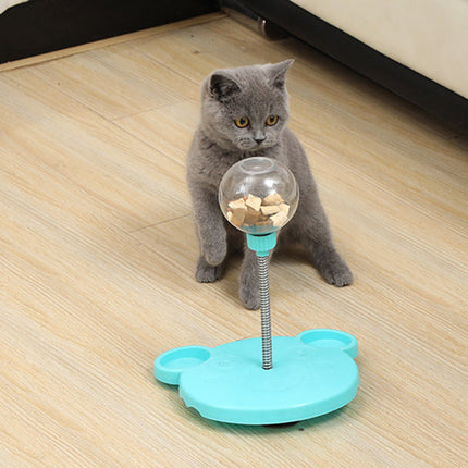 Interactive Cat Feeder Toy with Suction Cup Base | Engaging Feeding Solution for Healthy Eating Habits