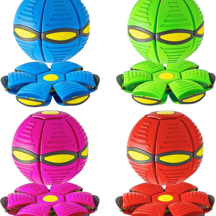 Magic Ball Toy for Dogs with Durable Soft Plastic Design | Interactive Flying Saucer for Engaging Play and Bonding