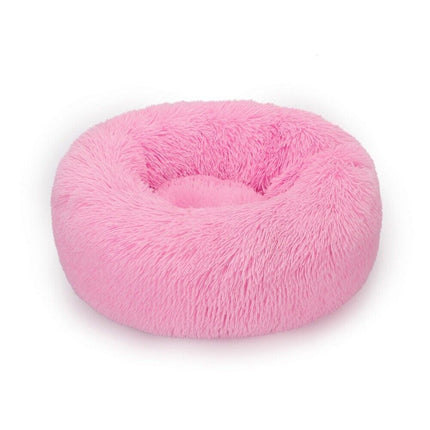 Super Soft Washable Plush Pet Bed with Non-Slip Bottom | Ultimate Comfort for Dogs and Cats
