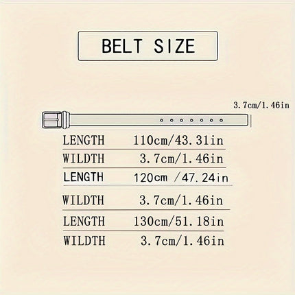 Mens Belt, Leather Belt for Men with Automatic Buckle – image 5