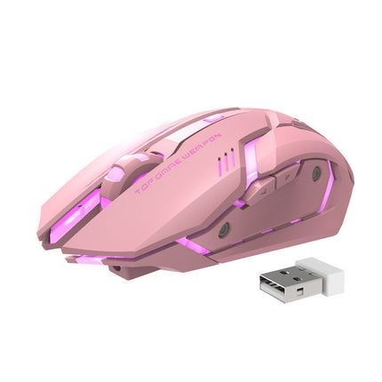 Wireless Charging Silent Gaming Mouse with Ergonomic Design | Precision Control for Gaming and Work