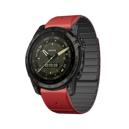 Magnetic Silicone Watch Band with Stainless Steel Hardware for Garmin Watches – image 11