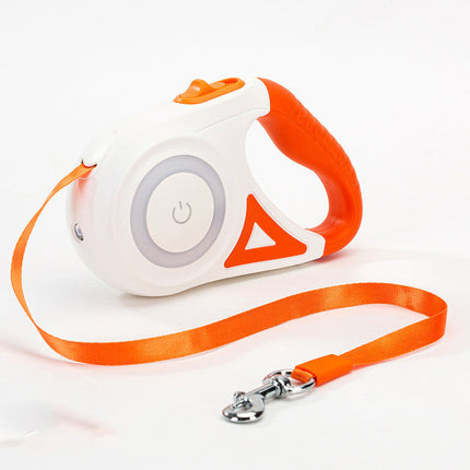 Retractable Dog Leash with Spotlight and One-Handed Locking System | Safe and Comfortable Control for Pets