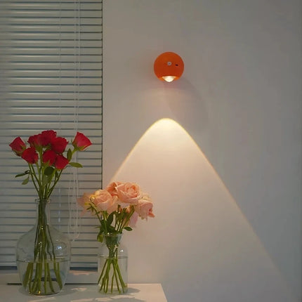 360° Rotatable Spotlight with Smart Dimming | Versatile Rechargeable Light for Home and Travel