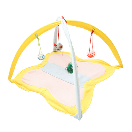 Interactive Cat Stick Toy Set with Feathers & Bells | Durable Fleece for Healthy Playtime and Stimulation
