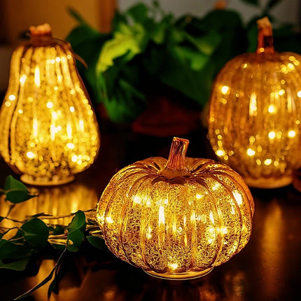 Hand-Blown Glass Lamp with Built-In Timer | Unique Artisanal Lighting for Cozy Atmospheres
