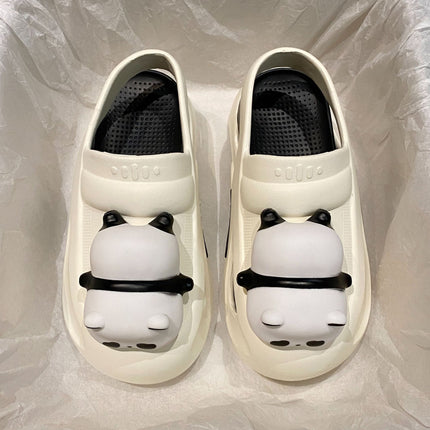 Cartoon Panda Lamp Slippers for Women with Non-Slip Sole | Stylish and Comfortable Indoor-Outdoor Footwear