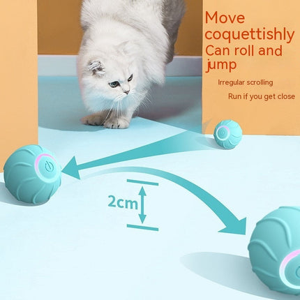Smart USB Rolling Ball Toy for Cats with Automatic Rolling Action | Interactive Play for Endless Fun and Exercise