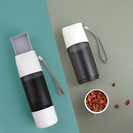 Portable Dog Water & Food Bottle with Leak-Proof Design | Convenient 350ml Capacity for Outdoor Adventures