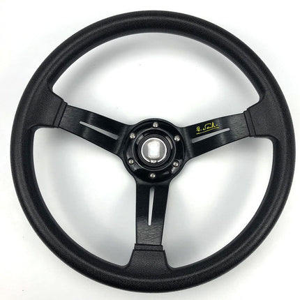 PU Racing Steering Wheel for Car Modification with Hand-Sewn Design | Enhanced Grip and Comfort for Optimal Control