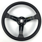 PU Racing Steering Wheel for Car Modification with Hand-Sewn Design | Enhanced Grip and Comfort for Optimal Control